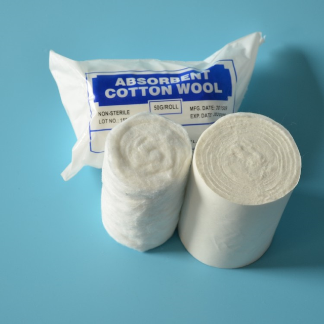 Cotton wool roll