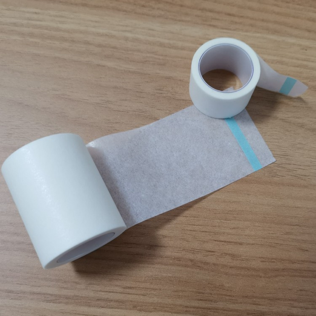 Nonwoven porous tape
