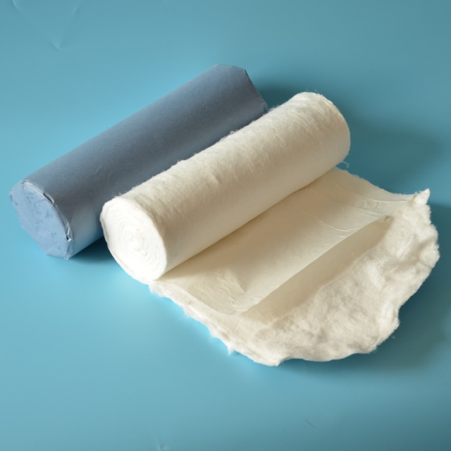 Cotton wool roll