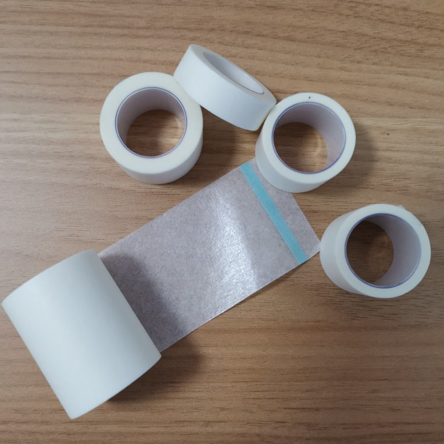 Nonwoven porous tape